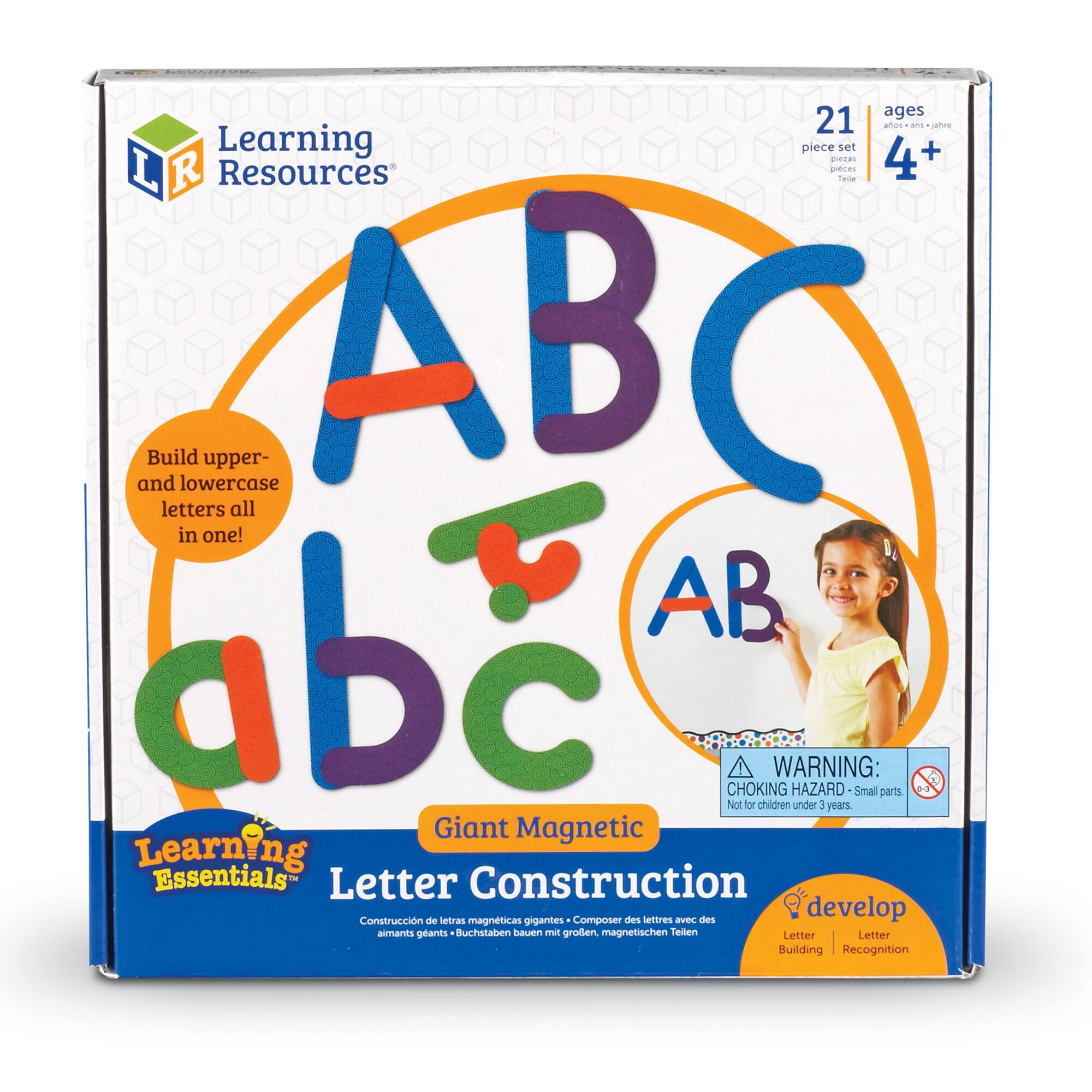 Learning Resources Giant Magnetic Letter Construction
